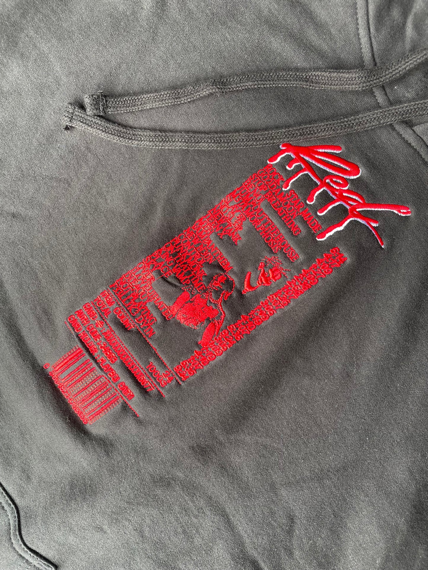 "WLRRECEIPT” 10oz HEAVYWEIGHT EMBROIDERED HOODIE