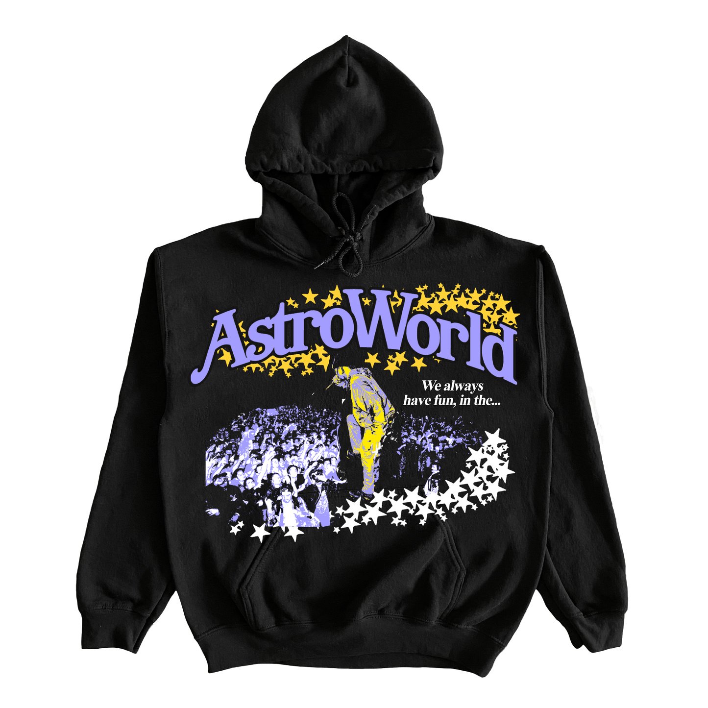 "ASTROPUFF" 9oz PUFFPRINT HOODIE