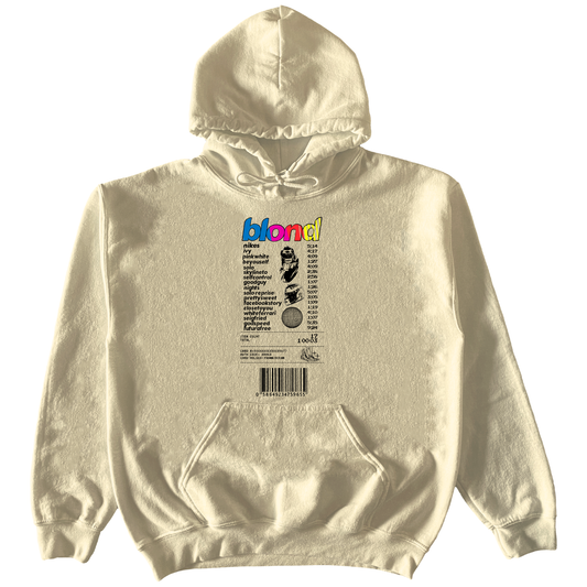 "BLONDRECEIPT” 10oz HEAVYWEIGHT EMBROIDERED HOODIE