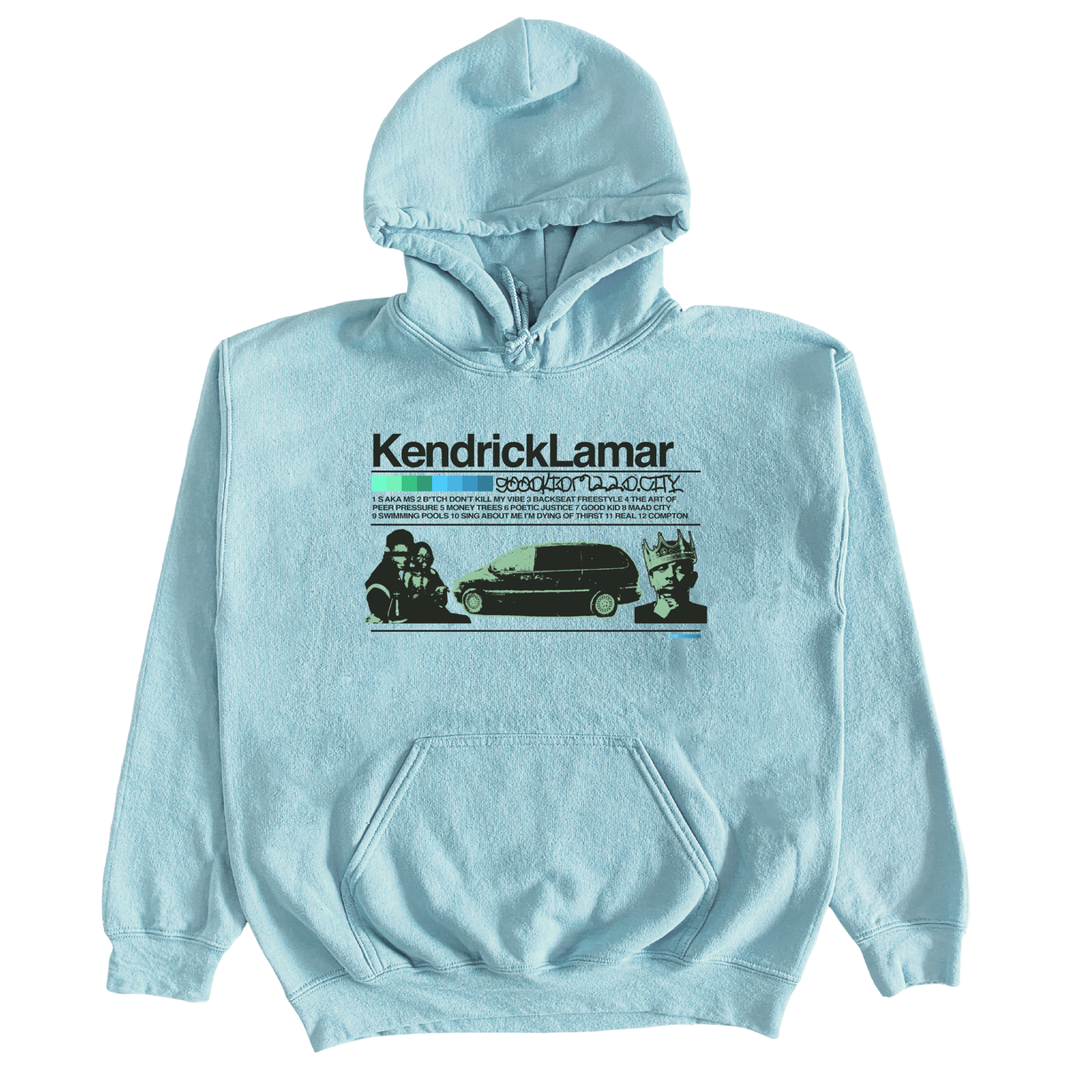 Gkmcpaint” 10oz Heavyweight Embroidered Hoodie Music Void Clothing