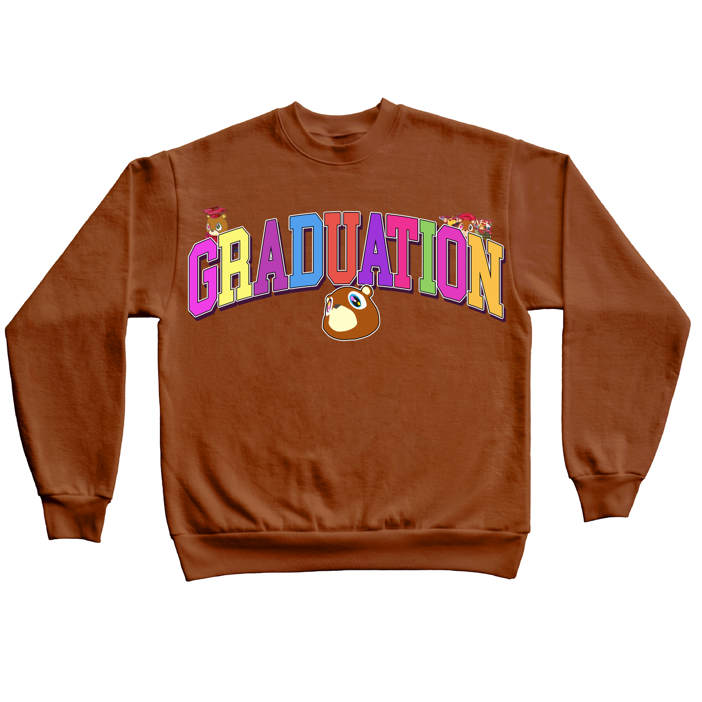 "GRADCREW” 10oz CHENILLE/ EMBROIDERED PREMIUM CREWNECK