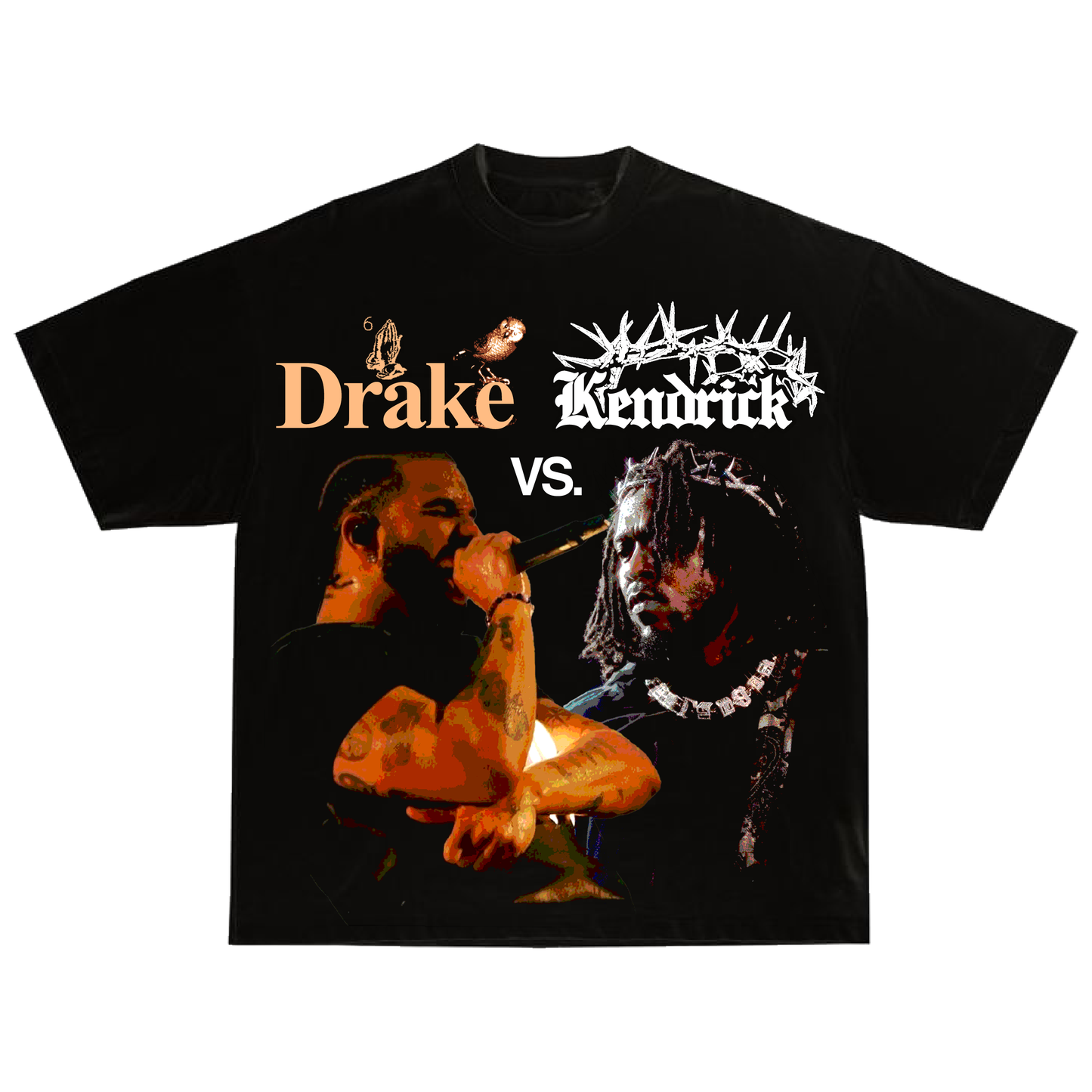 "KENDRICK V DRAKE" 7oz Garment-Dyed T-shirt