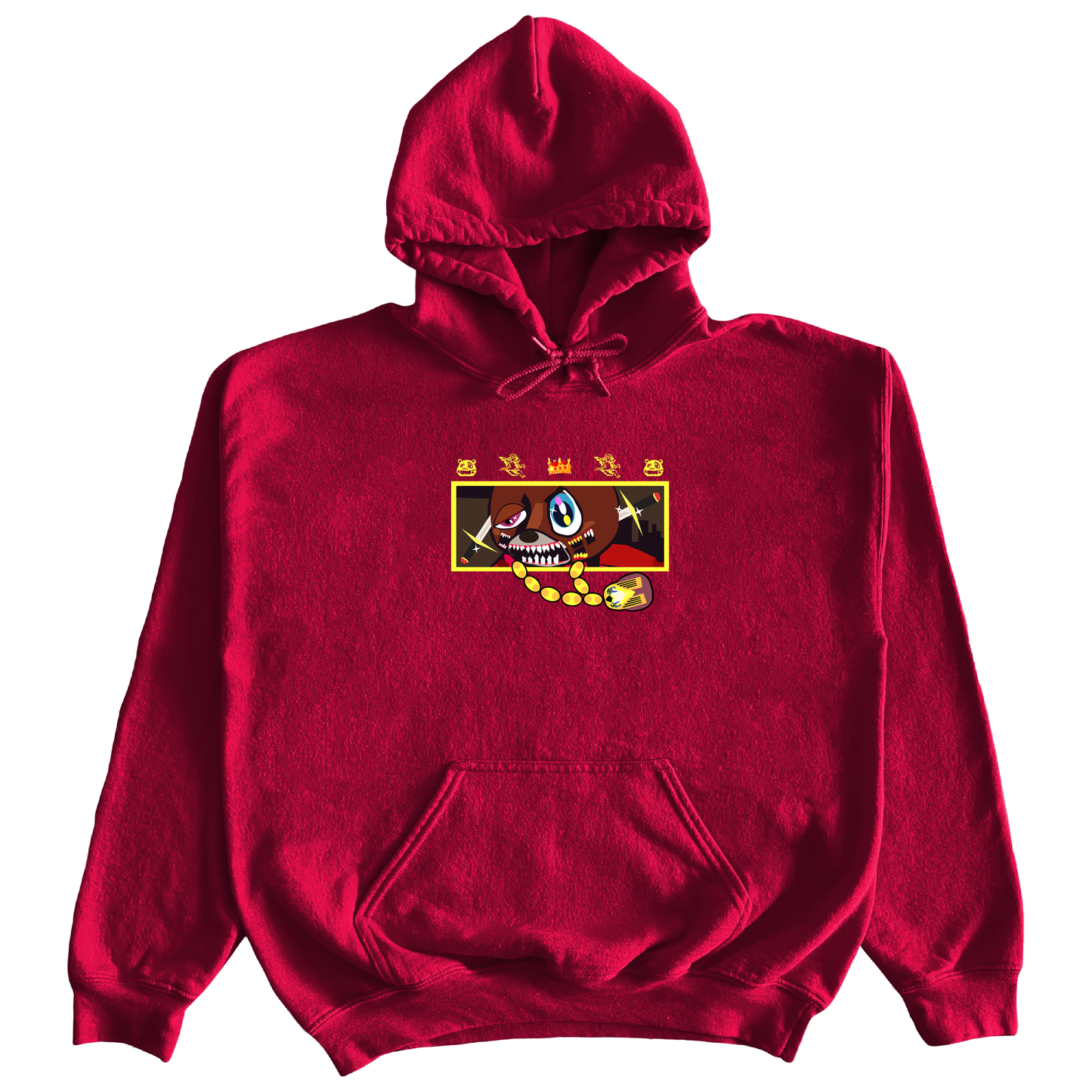 "MBDTFEYES" 9oz MENS HEAVYWEIGHT EMBROIDERED HOODIE