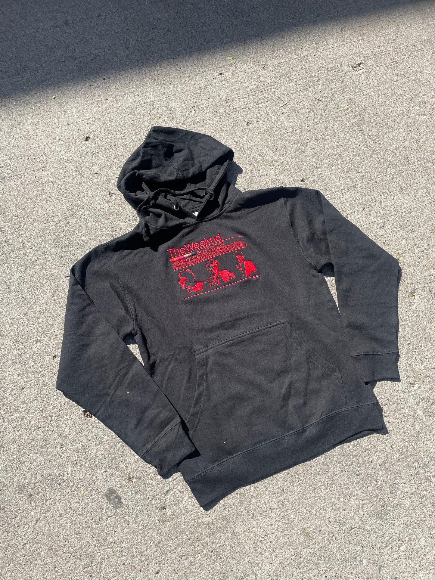 "AFTER" 9oz HEAVYWEIGHT EMBROIDERED HOODIE