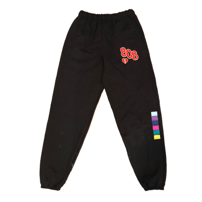 "808" Mens Cotton Embroidered Pants