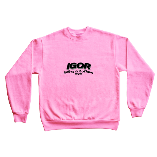 "IGOR" MENS EMBROIDERED HEAVY CREWNECK