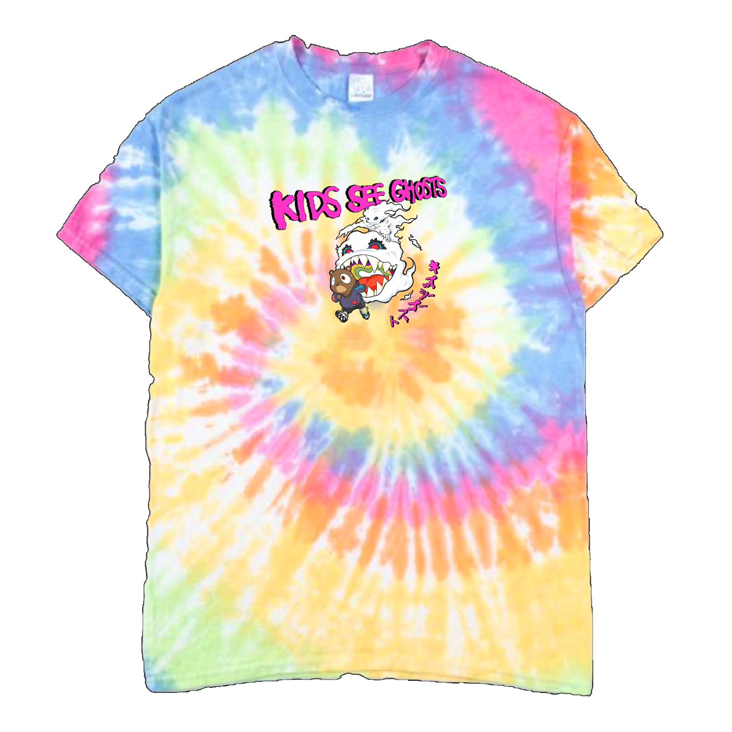 "KSGEMB" 7oz TIEDYE EMBROIDERED TSHIRT