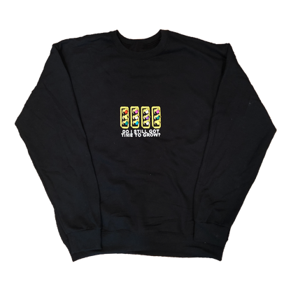 "STREETLIGHTS" Mens Heavyweight Embroidered Crewneck