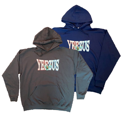 “YZSMASK” MENS HEAVYWEIGHT EMBROIDERED HOODIE