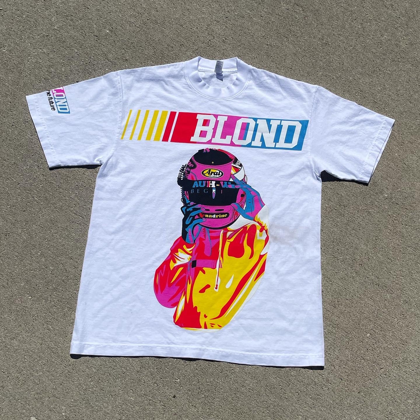 "BLOND" HEAVY MENS OVERSIZE GRAPHIC TSHIRT